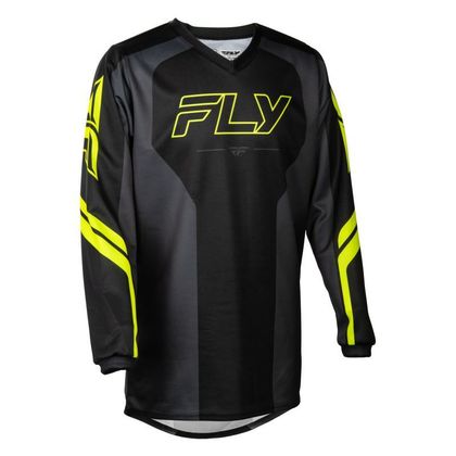 Maillot cross Fly F-16 - RAZE - ENFANT - Noir / Gris Ref : FL2055 