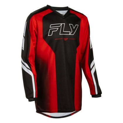 Maillot cross Fly F-16 - RAZE - ENFANT - Noir / Rouge Ref : FL2057 