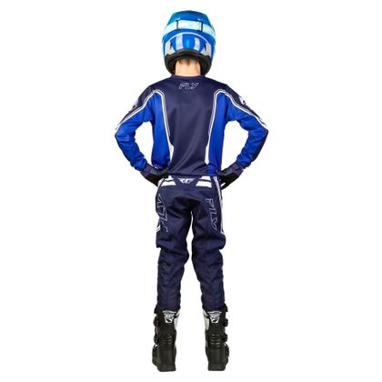 Maillot cross Fly F-16 - RAZE - ENFANT - Bleu / Blanc