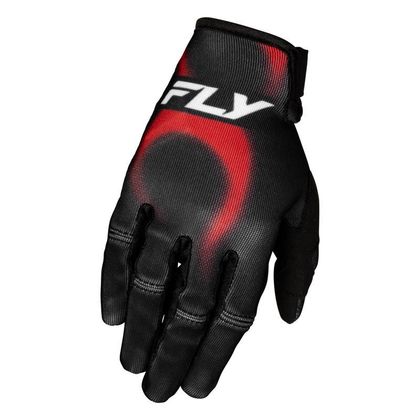 Gants cross Fly KINETIC - TORCH - ENFANT - Noir / Rouge Ref : FL2071 