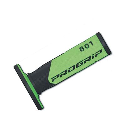 Puños del manillar Progrip MX 801 universal - Negro / Verde