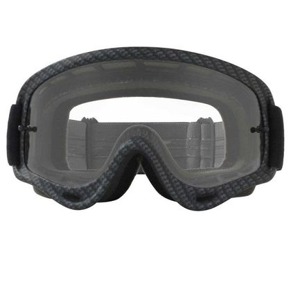 Maschera da cross Oakley O Frame MX Opaco in fibra di carbonio schermo trasparente 2023 - Nero