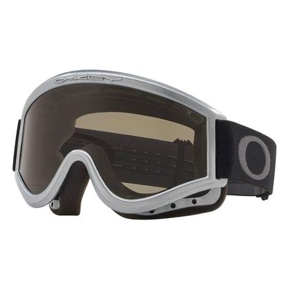 Gafas de motocross Oakley O Frame L Frame MX Sand Silver Chrome pantalla Dark Grey + transparente 2021 Ref : OK1532 / 8006193001 