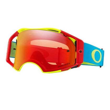 Gafas de motocross Oakley Airbrake MX Flo RGB pantalla Prizm MX Torch Iridium rojo 2021 Ref : OK1536 / 8006200001 