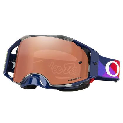 Gafas de motocross Oakley Airbrake MX Troy Lee Designs Jet Pattern pantalla Prizm MX Black Iridium negro 2021 Ref : OK1539 / 8006205001 