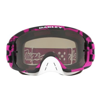 Gafas de motocross Oakley O Frame 2.0 MX Troy Lee Designs Race Shop Pink pantalla Dark Grey 2021