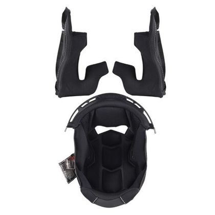 LS2 FF817 Wangenmousse en hoofddeksel - Zwart