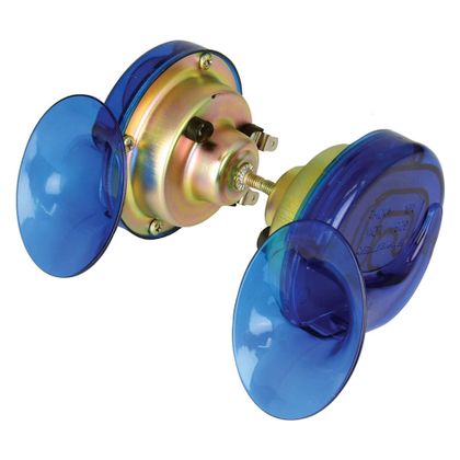 Klaxon Bike It double pack 12 V escargot Universel - Bleu