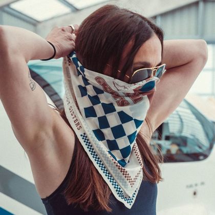 Wildust CLASSIC Bandana - Blue / Brown