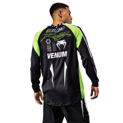 Venum X BUD RACING DRY-TECH Langärmeliges T-Shirt - Schwarz / Weiß
