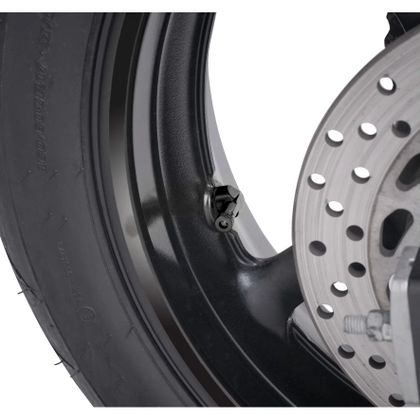 Puig gekrümmt in 11mm Ventil Universell - Schwarz