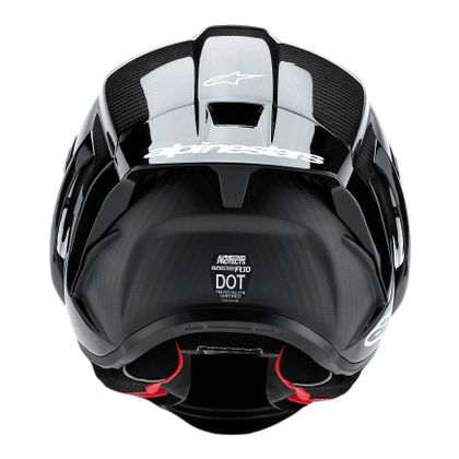 Alpinestars Supertech R10 Solid Integralhelm - Carbon / Schwarz