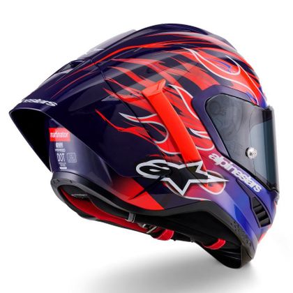 Alpinestars SUPERTECH R10 FLYTE - JORGE MARTIN Integraalhelm - Paars / Rood