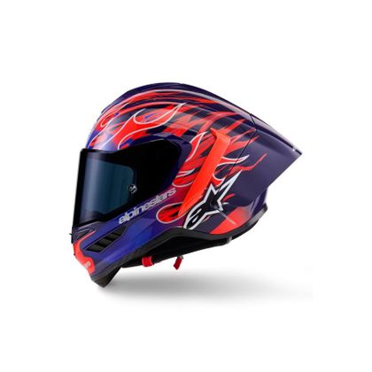Casque intégral Alpinestars SUPERTECH R10 FLYTE - JORGE MARTIN - Violet / Rouge