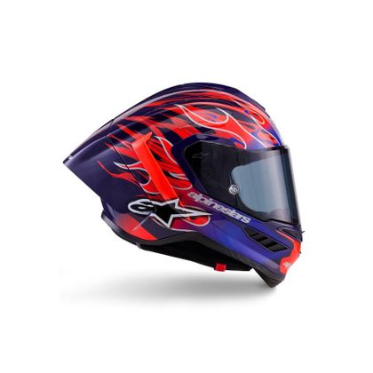 Casque intégral Alpinestars SUPERTECH R10 FLYTE - JORGE MARTIN - Violet / Rouge