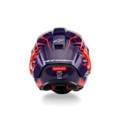 Casque intégral Alpinestars SUPERTECH R10 FLYTE - JORGE MARTIN - Violet / Rouge