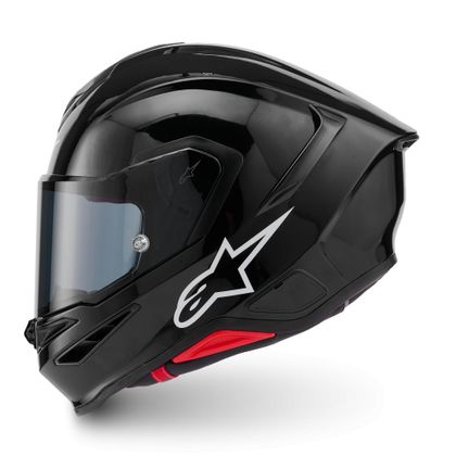 Casque intégral Alpinestars S-R7 SOLID BRILLANT - Noir