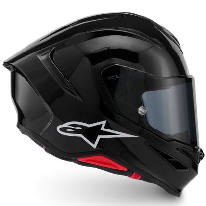 Casque intégral Alpinestars S-R7 SOLID BRILLANT - Noir