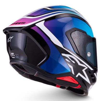 Casque intégral Alpinestars S-R7 ZEAL BRILLANT - Noir