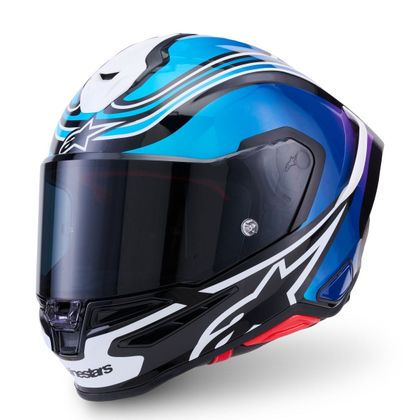 Casque intégral Alpinestars S-R7 ZEAL BRILLANT - Noir Ref : AP4419 