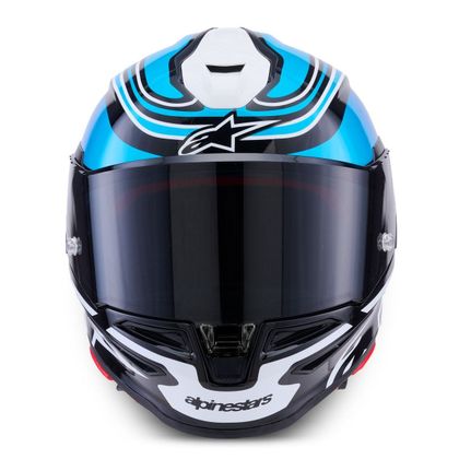 Casque intégral Alpinestars S-R7 ZEAL BRILLANT - Noir