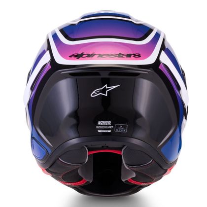 Casque intégral Alpinestars S-R7 ZEAL BRILLANT - Noir