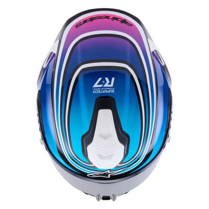 Casque intégral Alpinestars S-R7 ZEAL BRILLANT - Noir