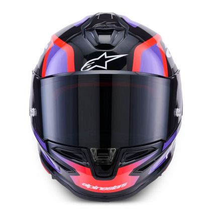 Casque intégral Alpinestars S-R7 LUMEN BRILLANT - Noir / Violet