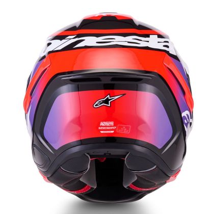 Casque intégral Alpinestars S-R7 LUMEN BRILLANT - Noir / Violet