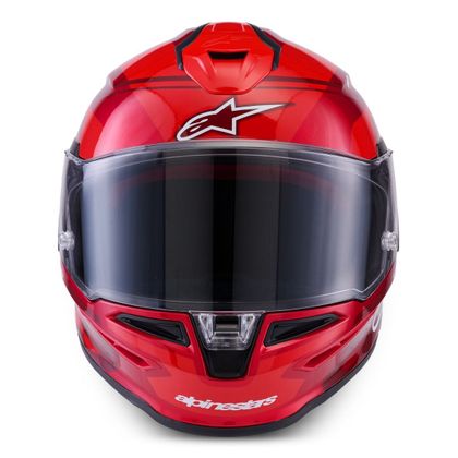 Casque intégral Alpinestars S-R7 A-CORE BRILLANT - Rouge / Blanc