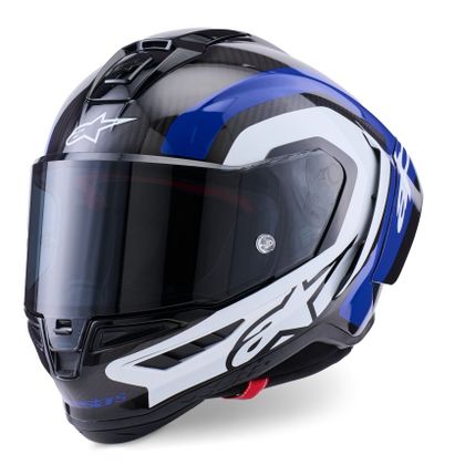 Casque intégral Alpinestars S-R10 ARIUS - Noir / Blanc Ref : AP4318 