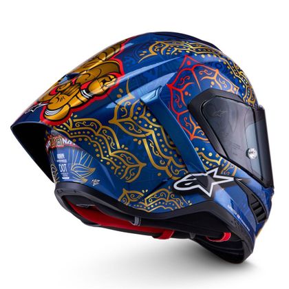 Alpinestars S-R10 MARTHAINATOR Integraalhelm - Blauw / Zwart