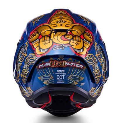 Alpinestars S-R10 MARTHAINATOR Integraalhelm - Blauw / Zwart