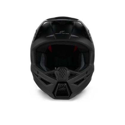 Alpinestars S-M3 SOLID 2025 Kruishelm - Zwart / Wit