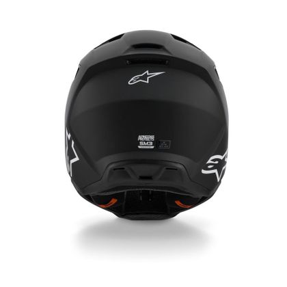 Alpinestars S-M3 SOLID 2025 Kruishelm - Zwart / Wit