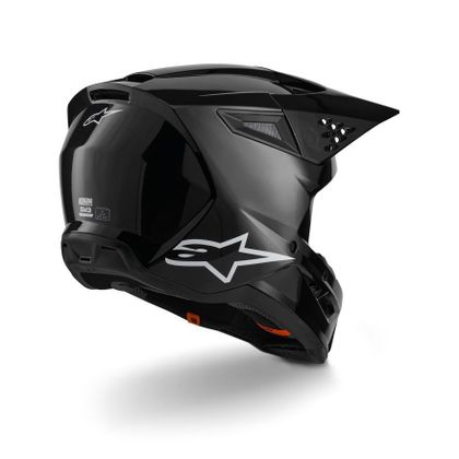Alpinestars S-M3 SOLID 2025 Kruishelm - Zwart / Wit