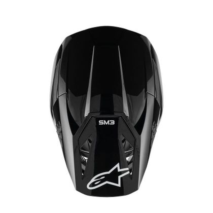 Alpinestars S-M3 SOLID 2025 Kruishelm - Zwart / Wit