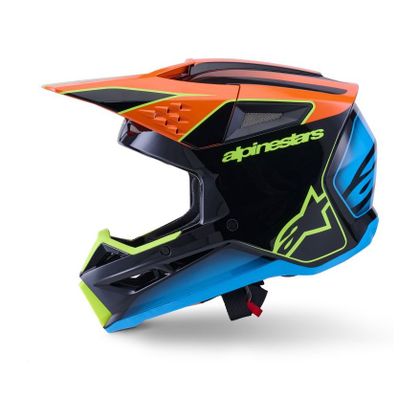 Alpinestars S-M3 FRAY 2025 Cross helmet - Black / Orange