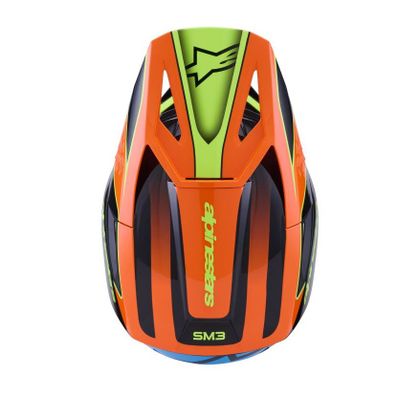 Alpinestars S-M3 FRAY 2025 Cross helmet - Black / Orange
