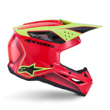 Alpinestars S-M3 FRAY 2025 Cross helmet - Black / Yellow