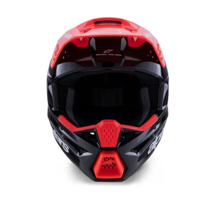 Casque cross Alpinestars S-M3 RADIUM 2026 - Noir / Rouge