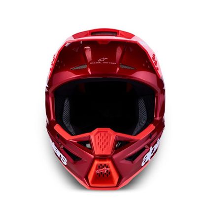 Casque cross Alpinestars S-M3 RADIUM 2027 - Rouge / Rouge