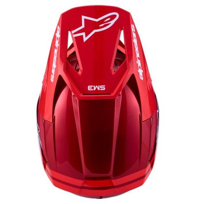 Casque cross Alpinestars S-M3 RADIUM 2027 - Rouge / Rouge