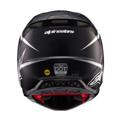 Alpinestars S-M7 DASH 2025 Cross-Helm - Schwarz / Weiß