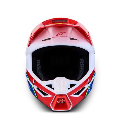Casque cross Alpinestars S-M3 FALCON 2027 - Rouge / Bleu