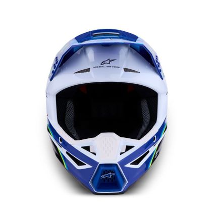 Casque cross Alpinestars S-M3 FALCON 2027 - Bleu / Blanc