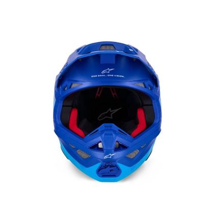 Alpinestars SUPERTECH S-M10 - FLOOD 2025 Cross-Helm - Blau / Schwarz