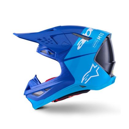 Alpinestars SUPERTECH S-M10 - FLOOD 2025 Cross-Helm - Blau / Schwarz