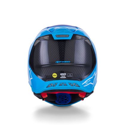 Alpinestars SUPERTECH S-M10 - FLOOD 2025 Cross-Helm - Blau / Schwarz