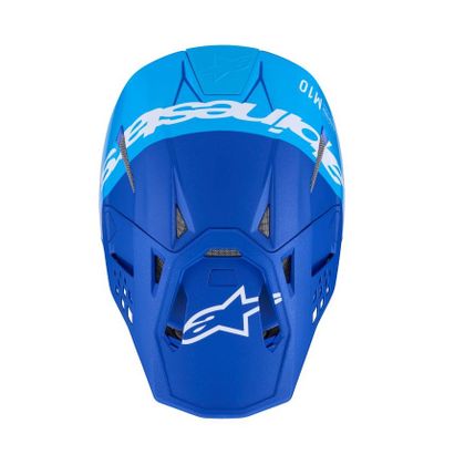 Alpinestars SUPERTECH S-M10 - FLOOD 2025 Cross-Helm - Blau / Schwarz